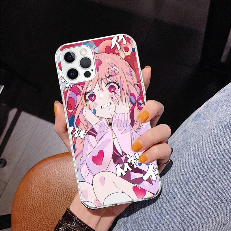 Cute Anime Girl INS Phone Case For iPhone 17 Air 16 Pro Max 16E 15 + 14 Plus 11 12 13 Mini 7 8 SE Gift Print Cover Fundas 16 Pro