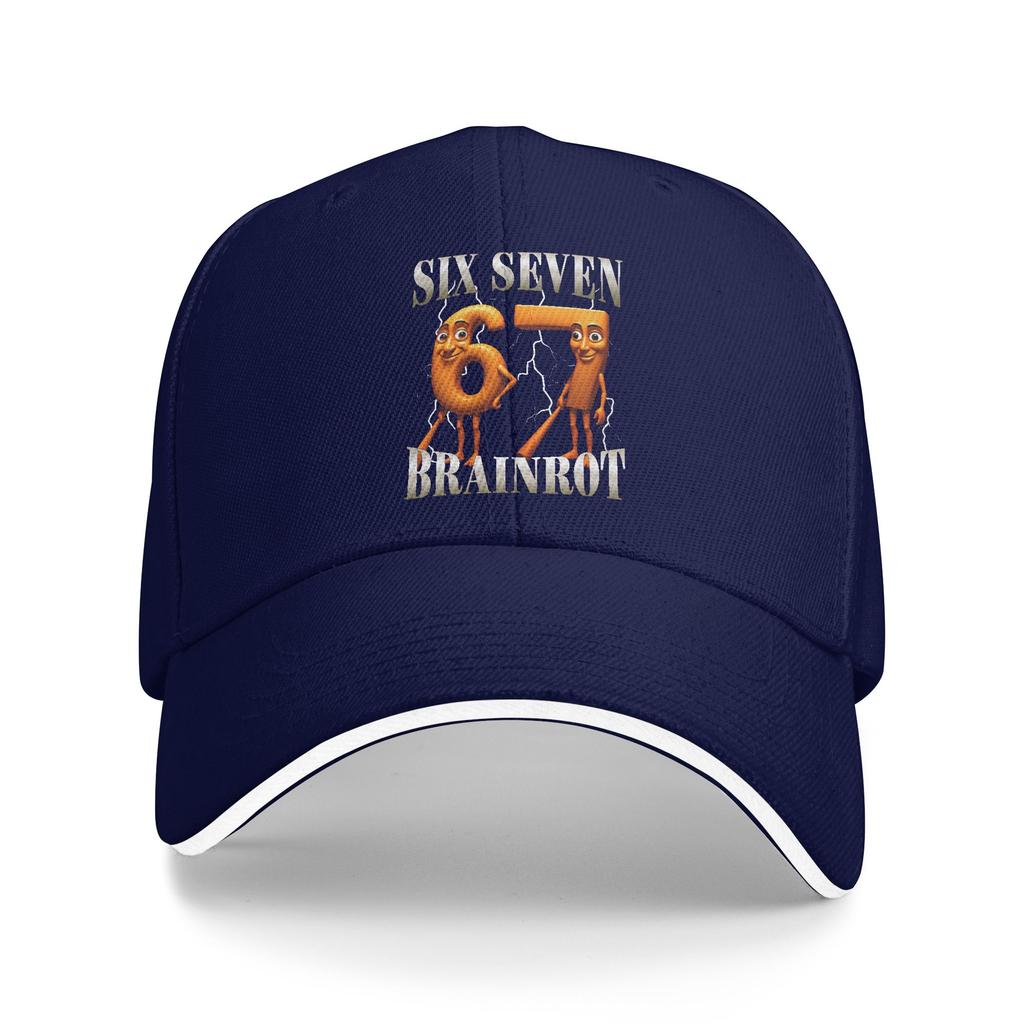 Italian Brainrot Tung Tung Sahur Six Seven Casual Baseball Cap Summer Outdoor Sports Hip Hop Hats Women Men Funny Baseball Caps