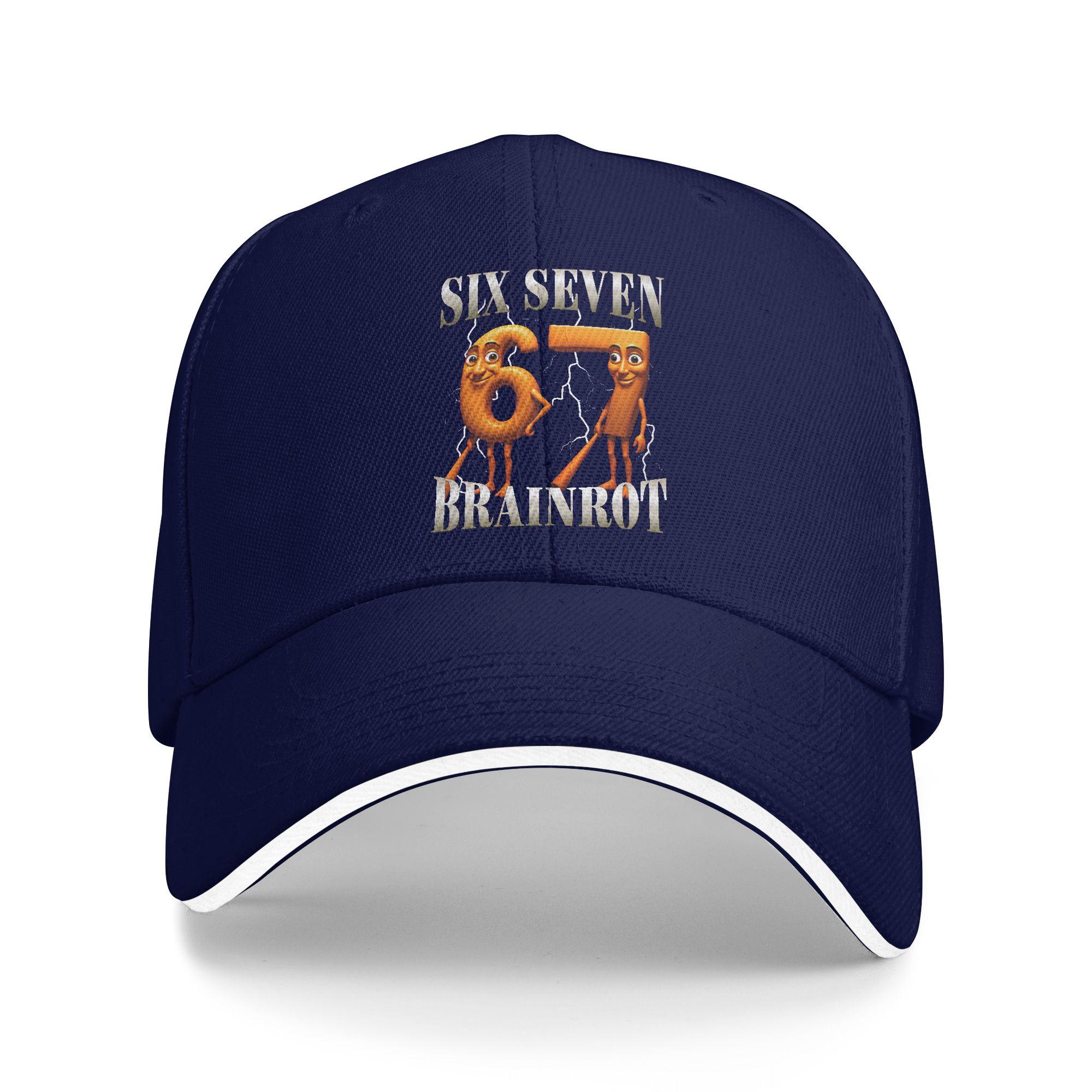 

Italian Brainrot Tung Tung Sahur Six Seven Casual Baseball Cap Summer Outdoor Sports Hip Hop Hats Women Men Funny Baseball Caps One Size