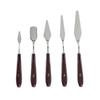 Oil Painting Palette Knife Set, 5-Piece Stainless Steel Scraper for Gouache and Pigment.