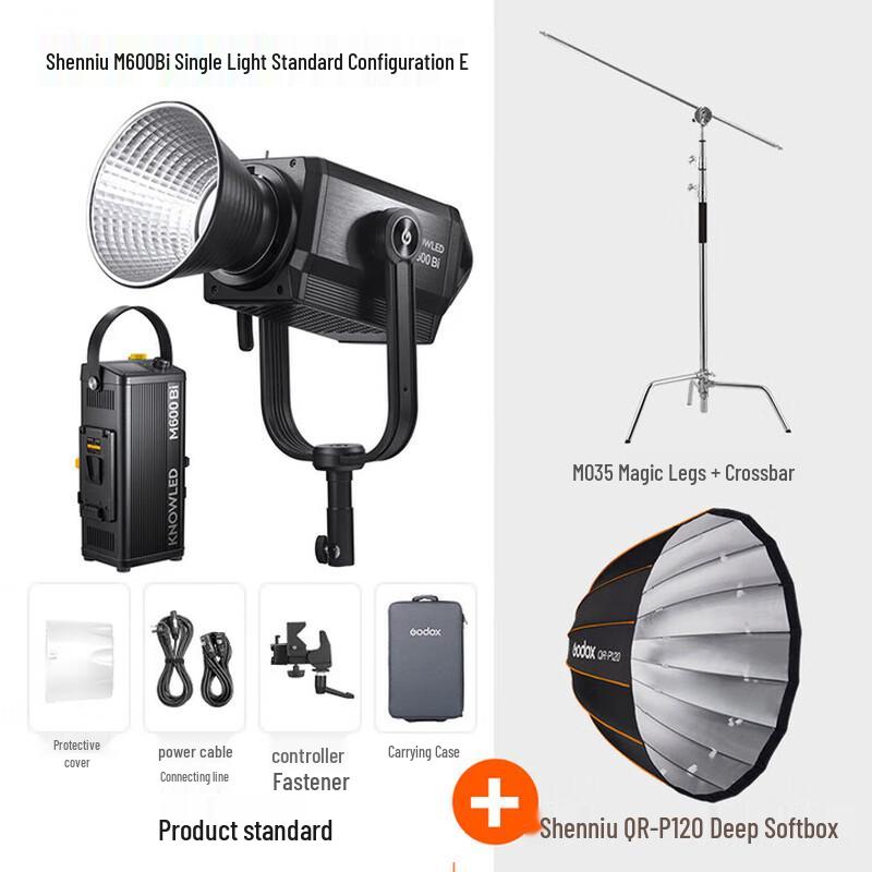 Godox M600BI Bi-color LED Video Light Kit