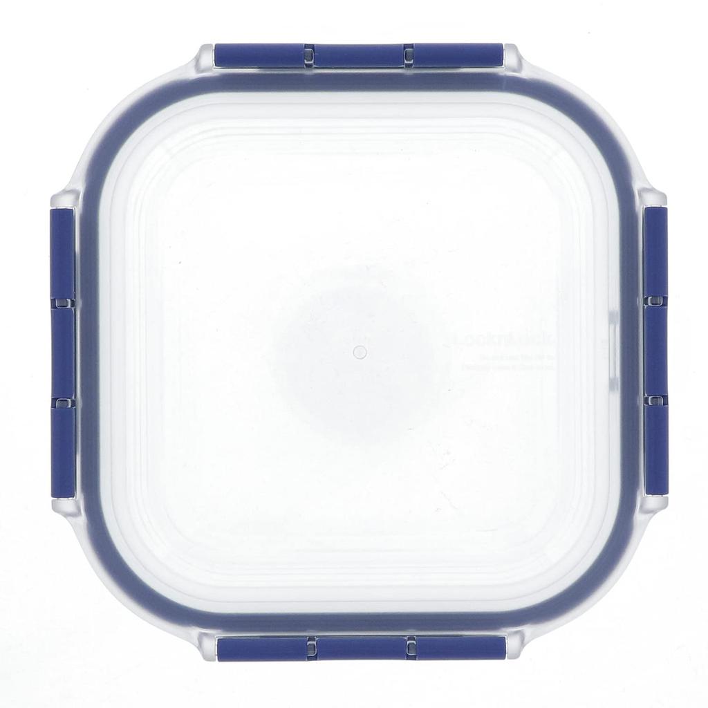 Bestco Glass Storage Lock Lock Heat-Resistant Oven-Safe Container, Square, 1.4L, LBG234, Top-Class &