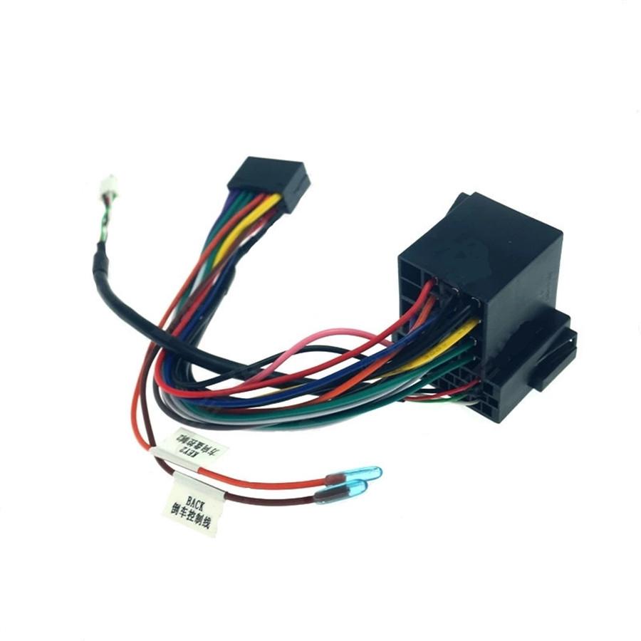 For Hyundai Kia Stereo 16-PIN Wiring Harness Plug Connector Power Cable Adapter