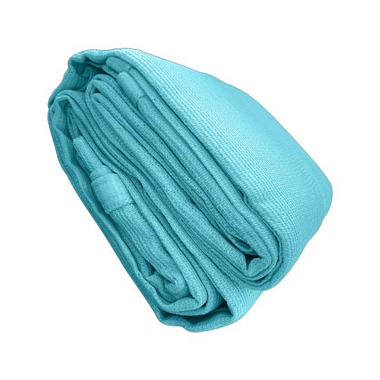 Tecido de Sombra para Exterior Resistente a UV Respirável Resistente ao Vento Tecido HDPE Cobertura de Proteção Solar para Deck com Argola D de Aço Inoxidável