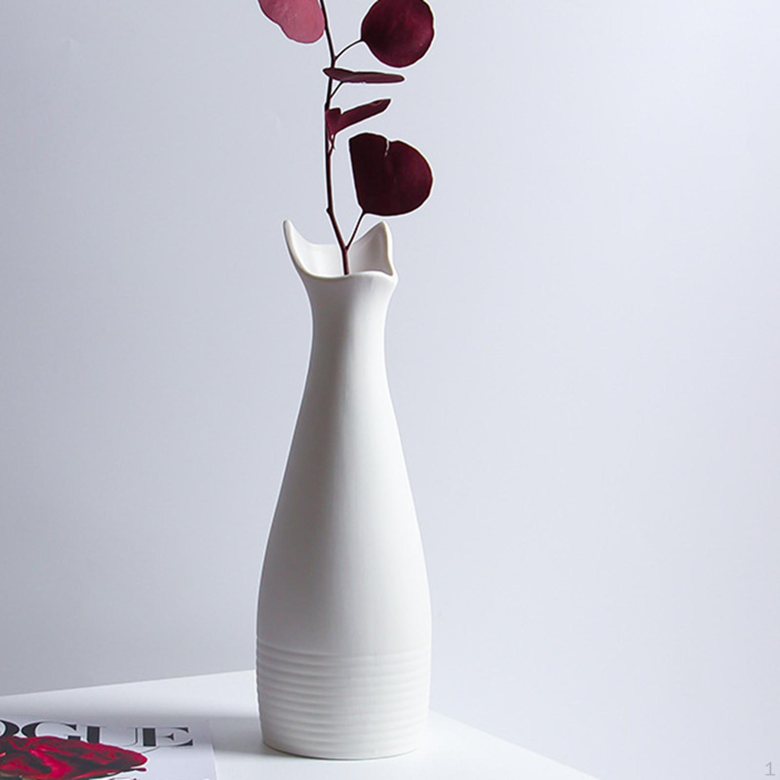 

Керамическая ваза для цветов Минималистичные вазы для домашнего офиса White L