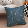 Chinese icecrack pattern with plum blossom Cushion Cover Throw Pillow Cover Hidden Button Durable Polyester Chair Cushion