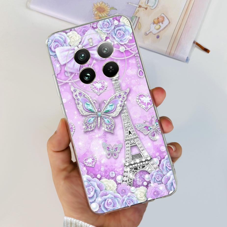 For Realme 12 Pro Plus Case New Fashion Painted Cover Clear Silicone Soft TPU Phone Case For Realme 12 Plus Realme12 Pro + Shell