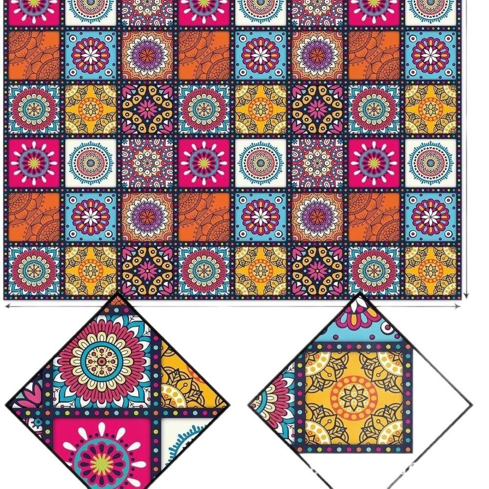 New Rectangular Bohemian Tablecloth Bohemian Cycle Mandala Cover Home Decoration Colorful Cloths Festival