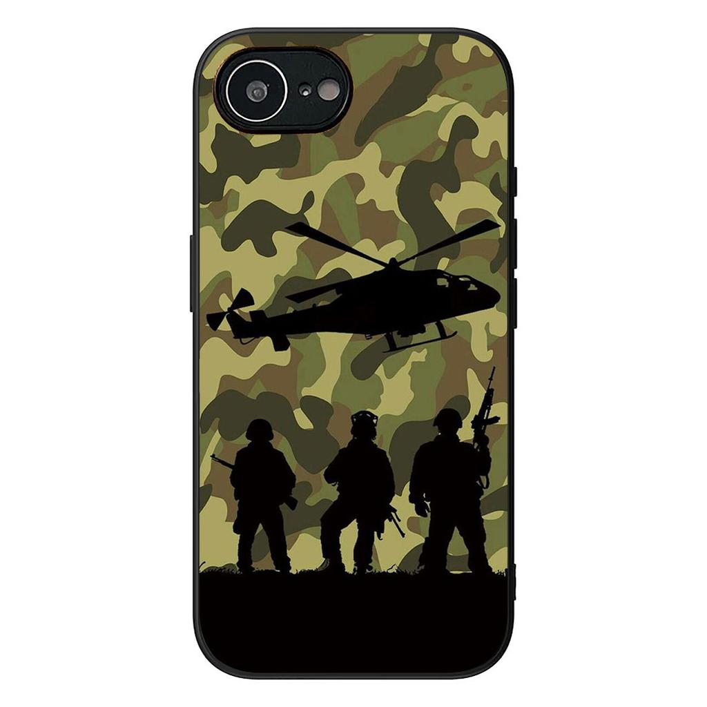 Camo Military Army Camouflage Pattern Phone Case for Apple iPhone 12 13 Mini XS 11 Pro Max 7 8 Plus + XR 8+ X SE 2020 SE3 Cover
