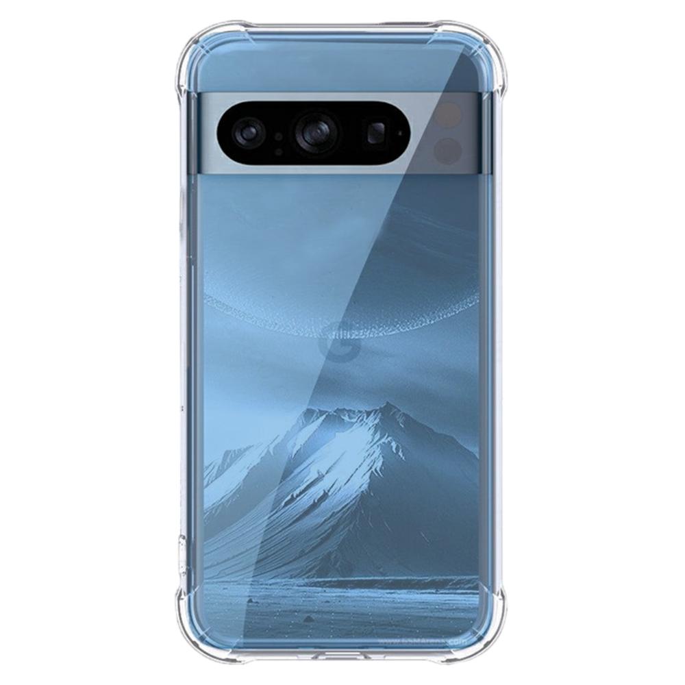 

SHANWO For Google Pixel 8 Pro TPU Clear Case 1.5mm Shockproof Mobile Back Cover Type A