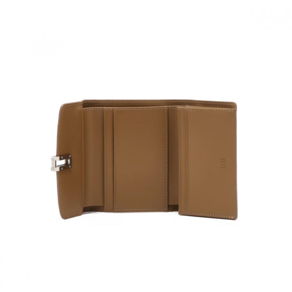 Daks 3 Fold Wallet Spin Camel Cowhide Dcwa6f523w2
