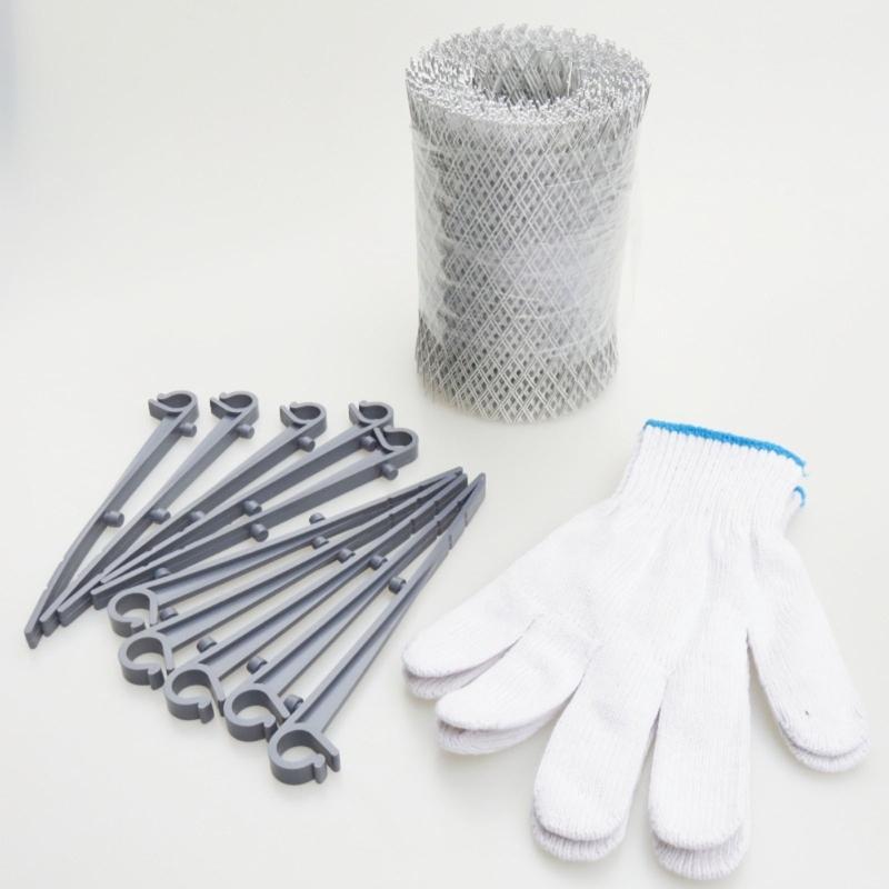 Strong Roof Gutter Leaf Catcher with Corrosion Resistant Designs Gutter Meshing Guard for Outdoor Drainage Facilities