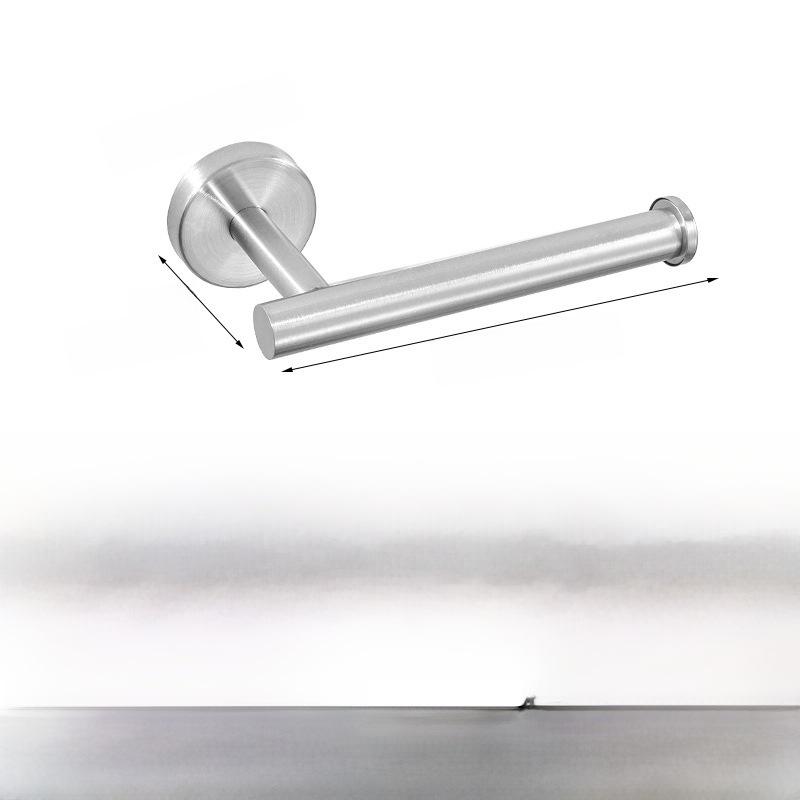 Suport de Hârtie Igienică din Oțel Inoxidabil, Montat pe Perete Fără Găuri