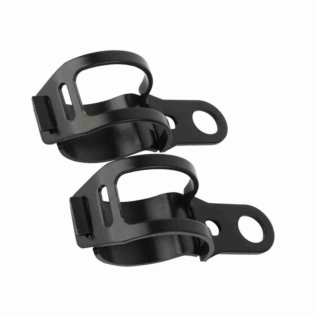 Motorbike Turn Signal Mount Bracket 30 43mm Fork Relocation Clamps Black HNH