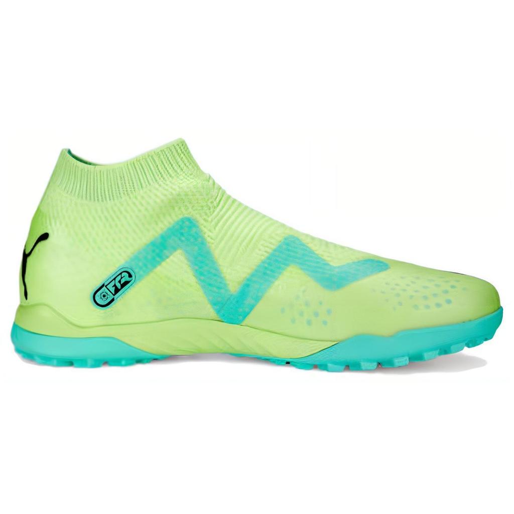 Puma Future Match + Ll Simple Low-Top Ag Football Shoes Men Football Shoes Green Blue 107178-03