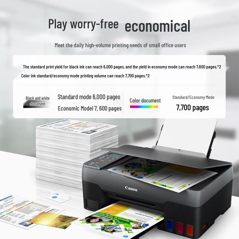 Canon PIXMA G3820 Wireless All-in-One Printer CN Plug (adapter Included)