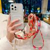Vintage Strap Case For Xiaomi Redmi Note 15 Pro Plus 14 15C 14C A5 Mi 15T 14T 13T Crossbody Lanyard Wallet Crystal Clear Cover