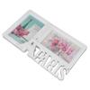 2PCS Rectangle Photo Frame Home Decorative Photo Frame 2 Hole Wedding Picture Frame for Bedroom Party