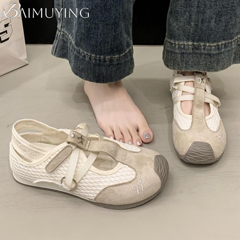 Modă Adidași cu Șireturi pentru Femei Pantofi Sport Femeie Sandale Plate Vară 2025 Pantofi Casual de Marcă Confort Alergare Joși Zapatillas De Mujer