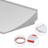 1pc 1mX2.5cm/4.5cm Water Stopper Strip Kitchen Basin Water Blocking Strip Bathroom Shower Dam Flood Barrier Dry Separation