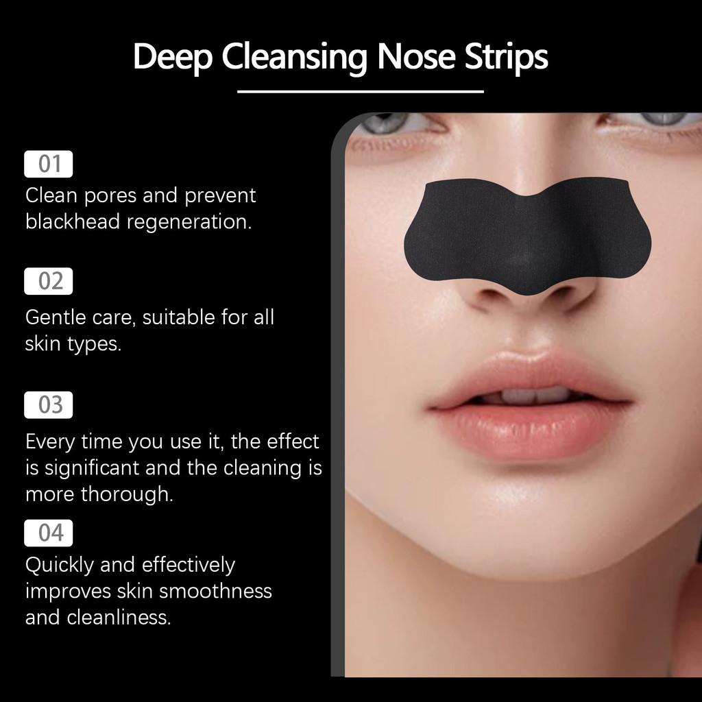 Jaysuing Blackhead Nose Pore Strips Deep Cleansing Gentle Peel Off Mask For Clear Skin