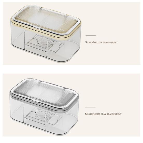 Wet Wipes Dispenser Box Large Capacity Wall Mounted Tissue Holder Easy To Open Multifunctional Tissue Box with Spring Plate