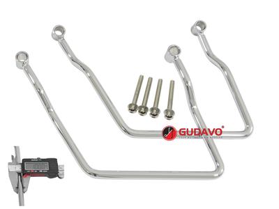 GUDAVO Luggage Saddlebag Pannier Support Bars for Honda Rebel CMX 500/300 VT 600 / VLX 600 Shadow, Yamaha XVS 650 Dragstar