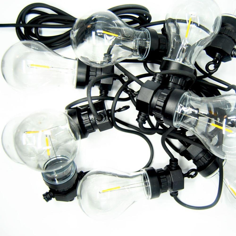 Lights Garland Lighting Garden Outdoor 10x Bulb Light Chain