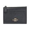 [Coach] COACH Wallet (Coin Case) F88250 Black IMBLK Leather Mini ID Key Ring Skinny 2 Women's [Outlet Product] [Brand] [Parallel Import]