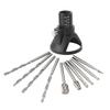 11PCS of high-speed steel woodworking locator electric mill assembly Fried Dough Twists drill horn cover electric accessories