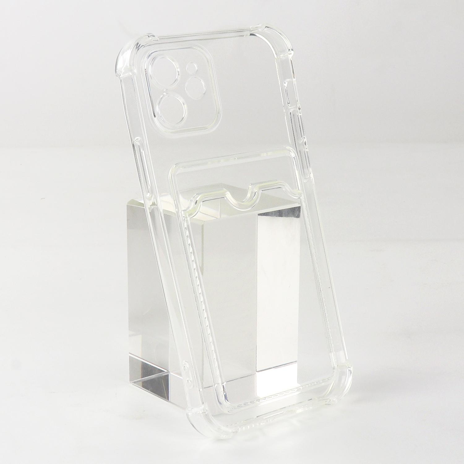 

Прозрачный противоударный чехол для телефона со слотом для карты/фото для iPhone 17 Pro Max Pro 16 Plus 16e 15 14 XS Max и других моделей Прозрачный бампер iPhone 17 ProMax прозрачный