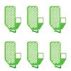 6Pcs Plastic Fridge Storage Drawer Organizer Adjustable Save Space Freezer Dividers Clip-on Multifunctional