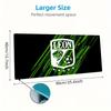 Leon Youth FC Mouse Pad, Large Gaming Desk Mat, Non-slip XXL Mousepad for Laptop & Tablet, Mini PC Playmat with Stitched Edges