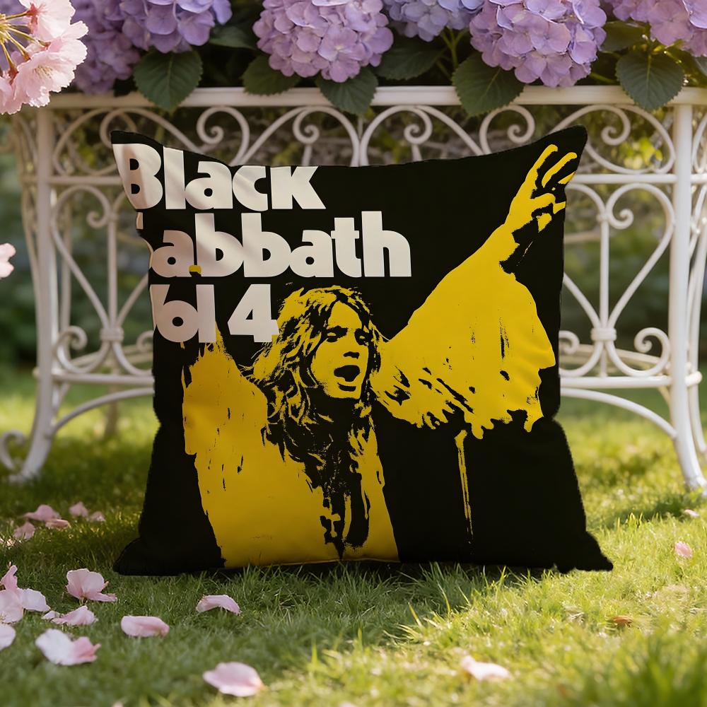 Band B-Black S-Sabbath Kissenbezug Home & Auto Dual-Scene Kissenbezug: Wendbar für höchsten Tragekomfort