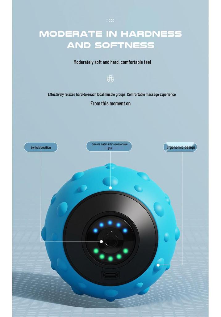 Electric Vibration Massage Ball for Muscle Relaxation and Fitness Yoga