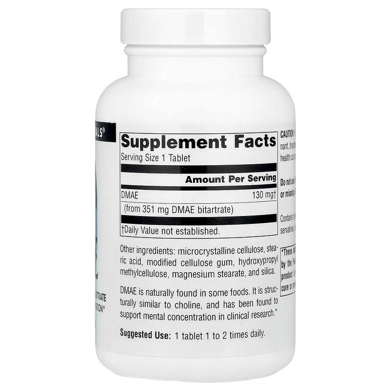 DMAE, 351 Mg, 200 Tablets