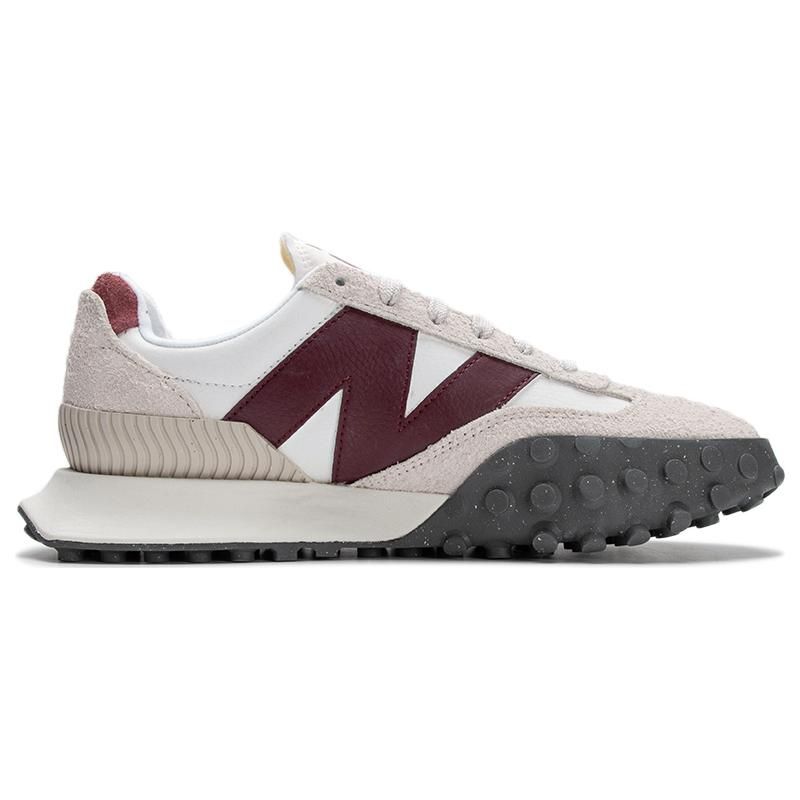 New Balance XC72 White Moonbeam NB Burgundy Unisex UXC72FR-D