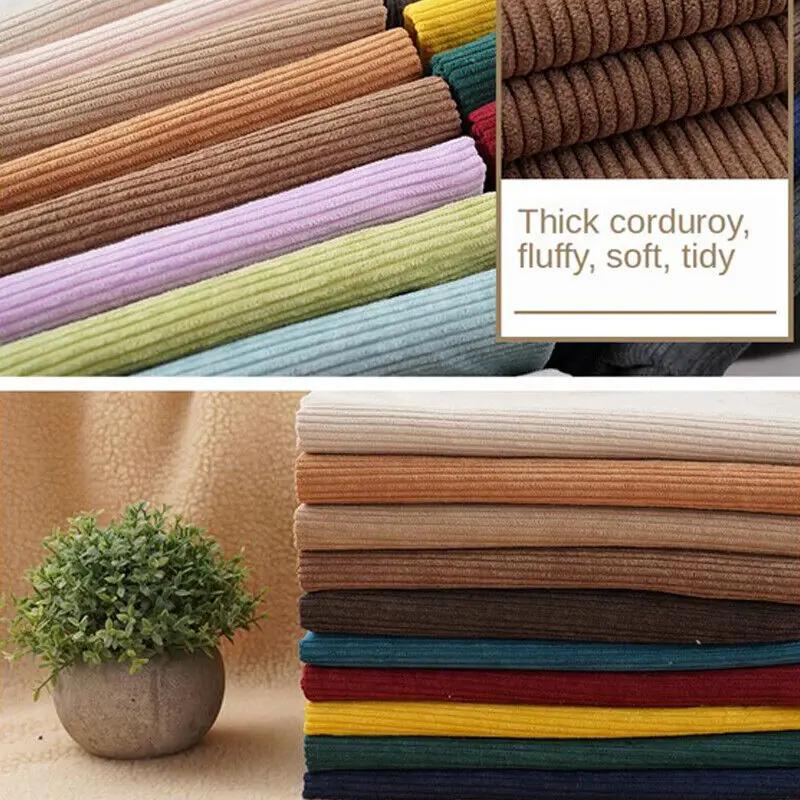 50X150CM Corduroy Clothing Fabric Warm Cotton Padded Jacket Handmade DIY Per Meter for Sewing Material Wholesale Cloth Winter