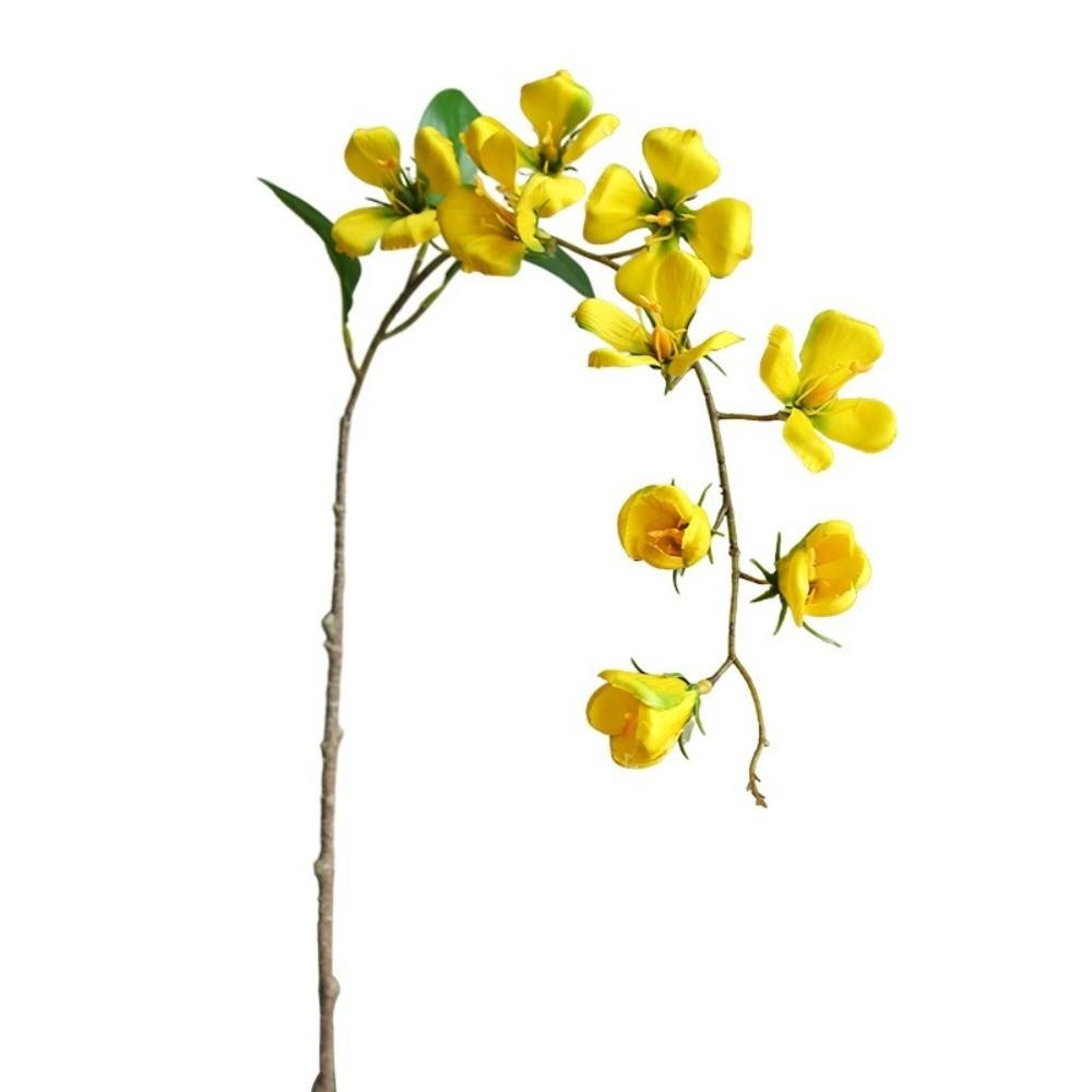 New 85cm Simulation Jasmine Flower Long Branch Floral Arrangement Artificial Oak Flower DIY Floral Bouquet Wedding Decoration