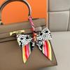 Korean Style  Summer Long Strip Scarf Women Hair Bandana Neck Tie Versatile Printed Ribbon Bow Decoration Artistic Accessory