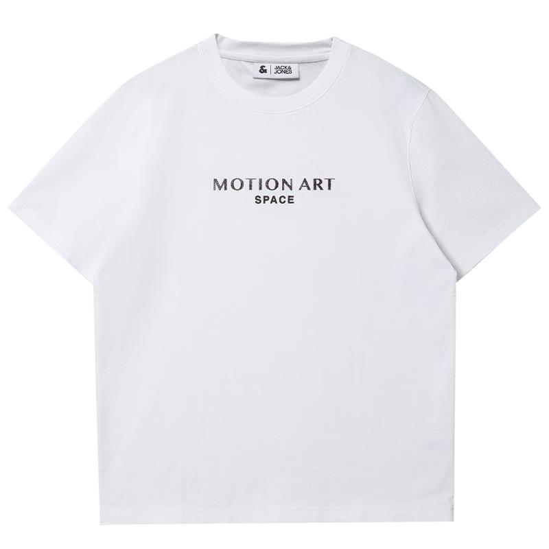 

JACK&JONES Men s Flocked Letter T-Shirt L