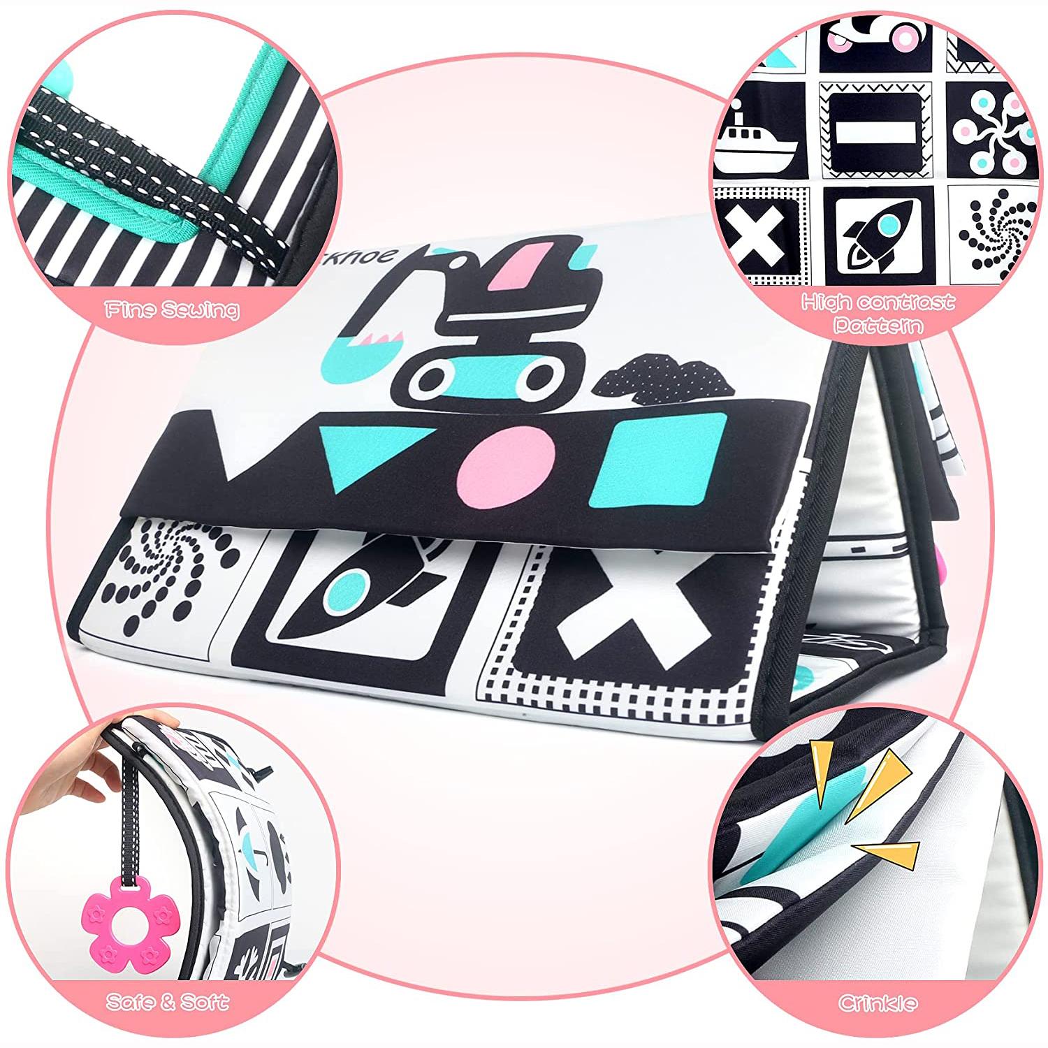 Напольное зеркало с книгой из мятой ткани и прорезывателями — фото 3