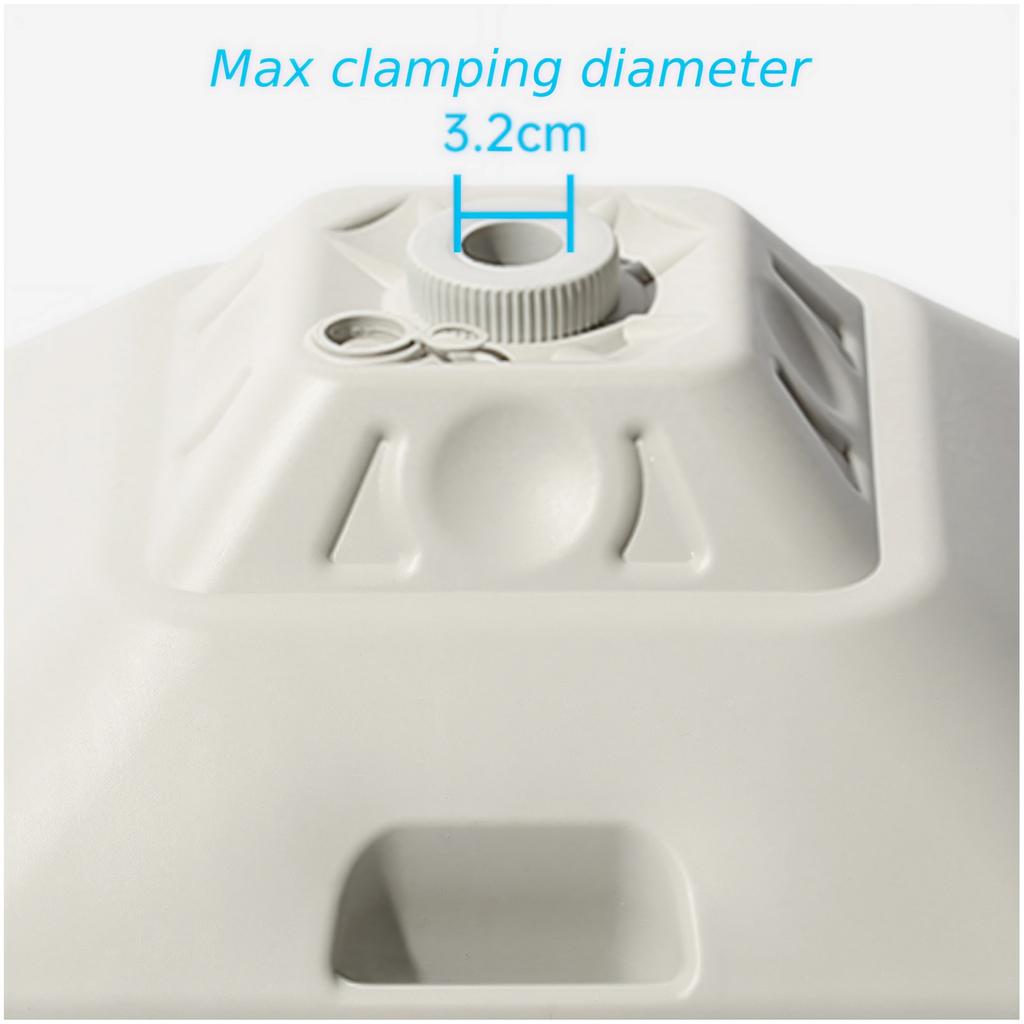Umbrella Base Stand 30L Shelter Umbrella Stand for Lawn Garden Umbrella Base Sand Water Filled Tents Shelter Heavy Duty Stands