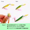 OHF Metal Jig Set 9 Pieces 20g 30g 40g Jigging Slow Jigging Assist Hook with Blade / / (40)