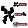 Hair Styling Guide Card With Scale Edge Trimming Tool Reusable PVC Design Template