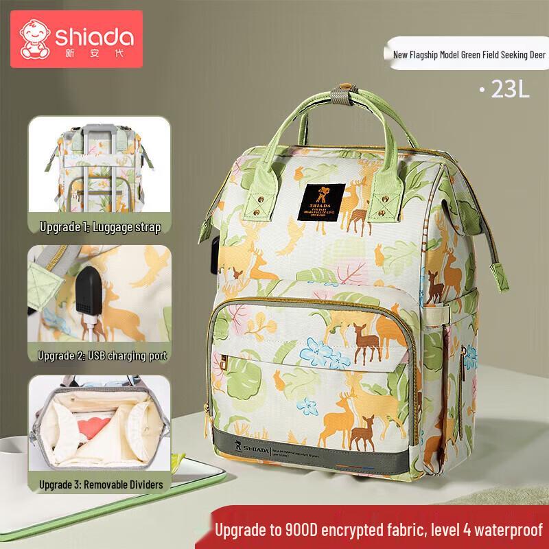 Multi-functional Large Capacity Diaper Backpack