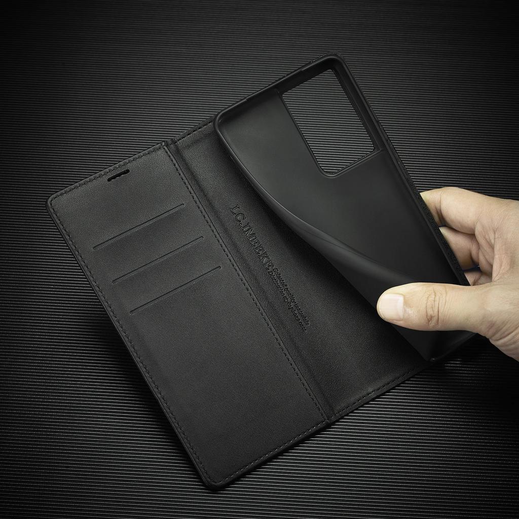 Carbon Fiber Flip Case for Samsung Galaxy S25 Ultra S24 S23 S22 Plus A54 A16 A26 A36 A56 A14 A34 A24 Leather Wallet Phone Cover