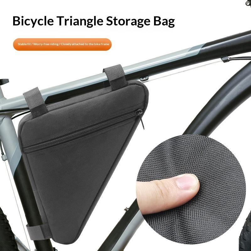 1Pc Bike Bicycle Bag Front Tube Frame Handlebar Waterproof Cycling Bags Triangle Pouch Frame Holder Bicycle Accessories