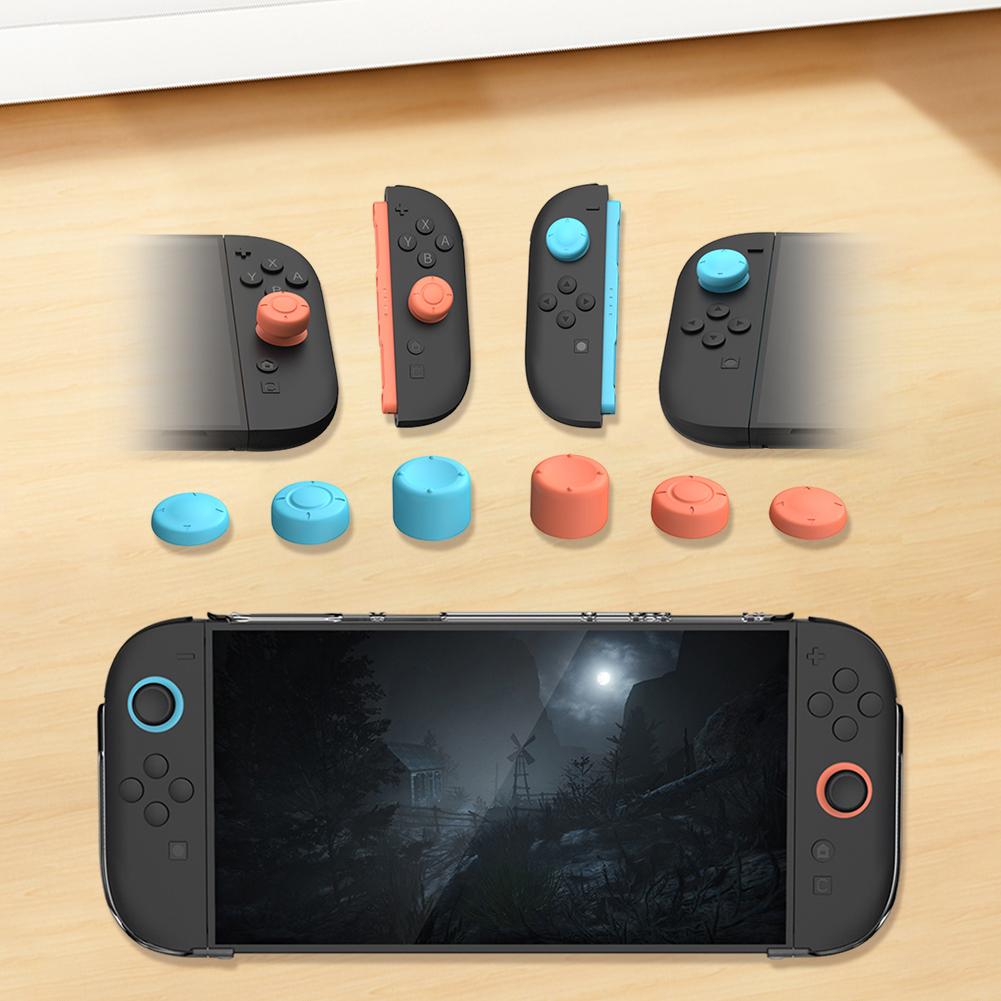 For Switch 2 Protective Carrying Case Bag with Silicone Case & Thumb Grip Caps Storage Case Accessories Storage Bag