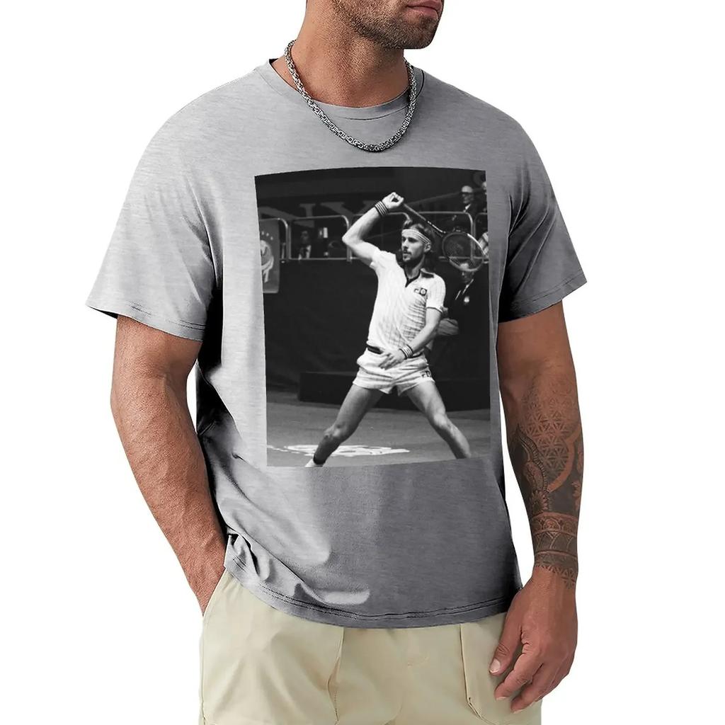 Borg The Ice Unisex Tennis Legend TShirt blanks oversized t shirt tees graphic shirts fruit of the loom Unisexs t shirts